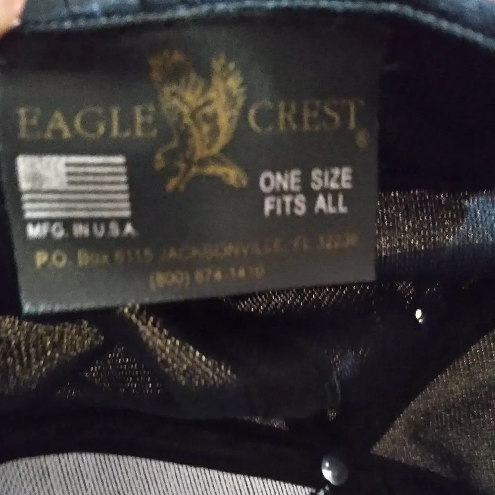 Vintage Eagle Crest U.S. Coast Guard Snap Back Hat